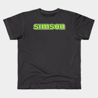 Simson logo (green) Kids T-Shirt